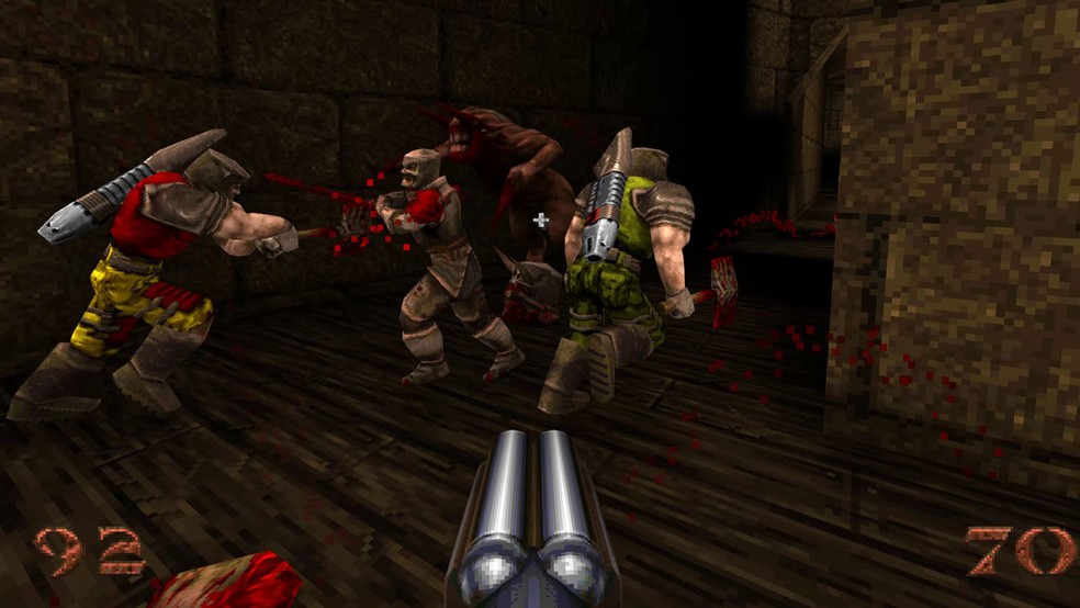 O clássico Quake está de volta em uma versão remasterizada melhorada nos consoles e PC — Foto: Reprodução/Steam