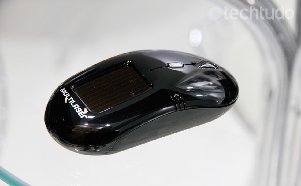 Mouse sustentável foi apresentado na Eletrolar 2014 (Foto: Anna Kellen Bull/TechTudo) — Foto: TechTudo