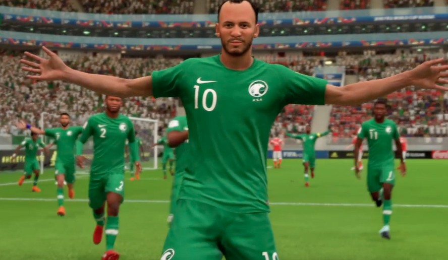 Arábia vence Rússia em simulação no game oficial da Copa do Mundo 2018