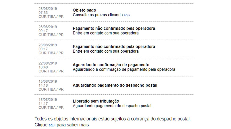 Rastreamento Dos Correios Como Rastrear Um Objeto Ou Encomenda 3096