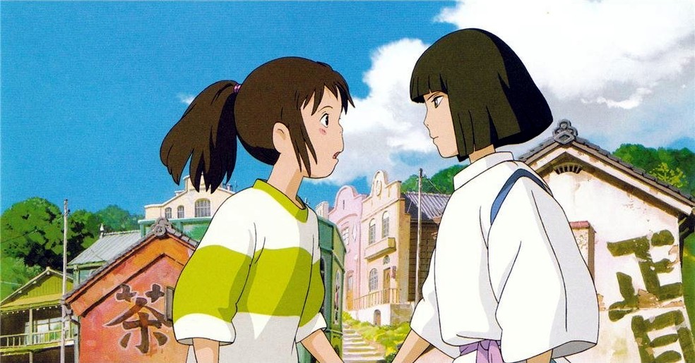A Viagem de Chihiro: de acordo com Miyazaki, Chihiro foi criada para representar uma heroína da faixa etária dela — Foto: Reprodução/Studio Ghibli