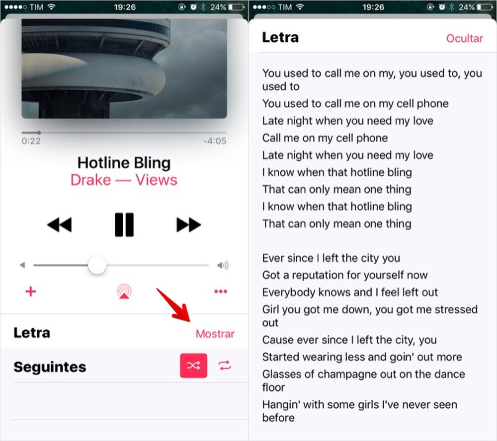 Como ver letras de música do Apple Music no PC e no iPhone