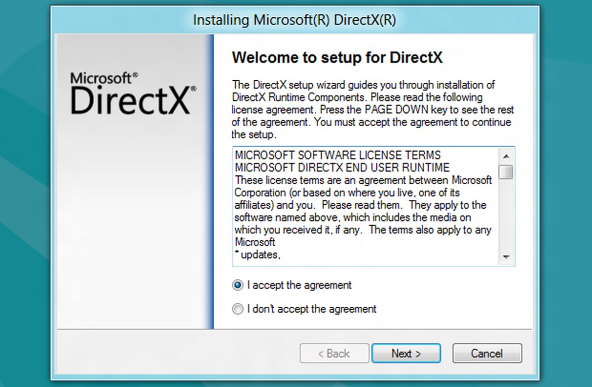 Como atualizar o DirectX
