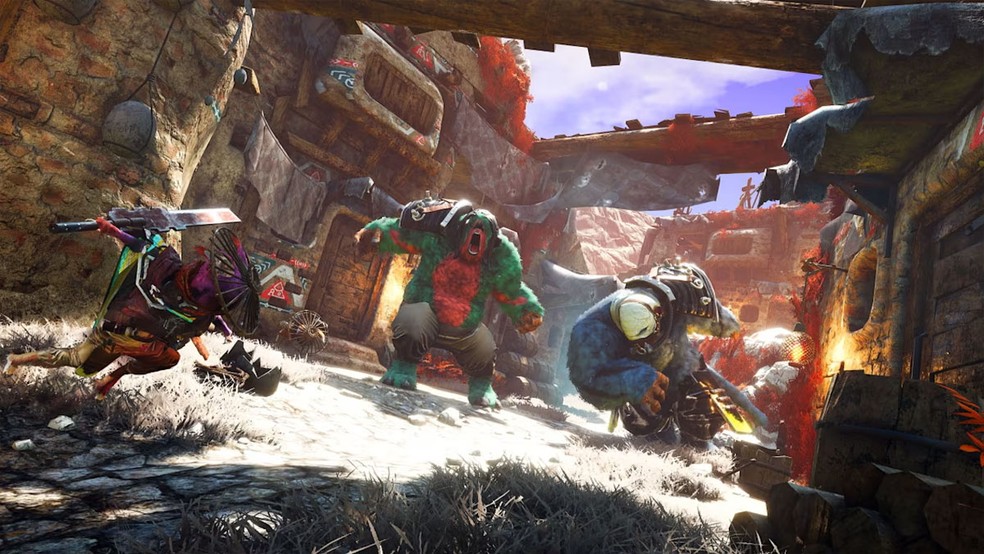 Biomutant trouxe sua intensa aventura em mundo aberto para o Nintendo Switch — Foto: Reprodução/Nintendo Game Store