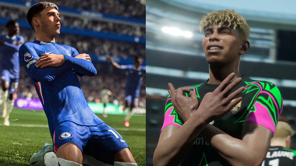  qual jogar? Comparamos os principais jogos de futebol — Foto: Divulgação/Electronic Arts; Divulgação/Konami