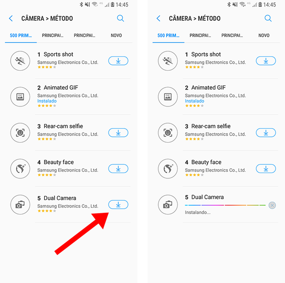 Como tirar fotos com duas câmeras ao mesmo tempo no Galaxy S8