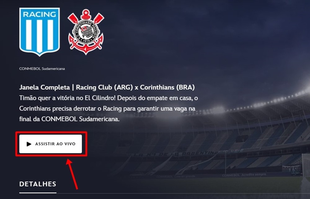 Racing x Corinthians ao vivo: onde assistir à semifinal da Sul-Americana