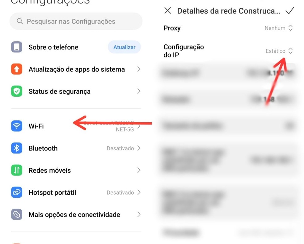 Ajuste no DNS do Xiaomi — Foto: Reprodução/Gisele Souza