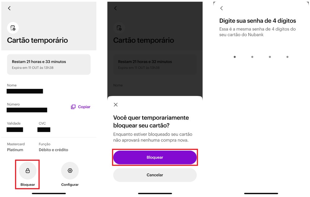 Como bloquear o cartão do Nubank: veja o passo a passo completo