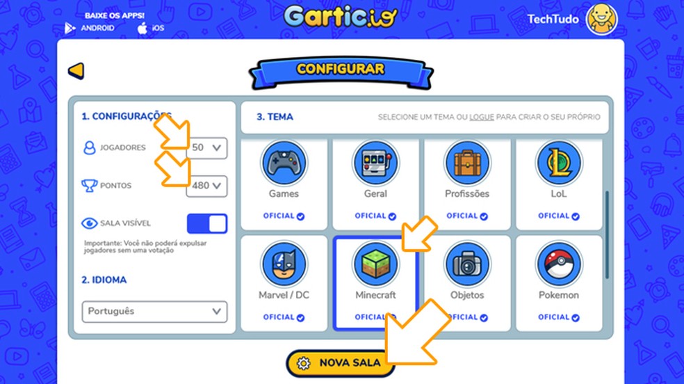 Gartic' cresce 1600% durante quarentena: veja dicas para game de desenho  para celulares, Games