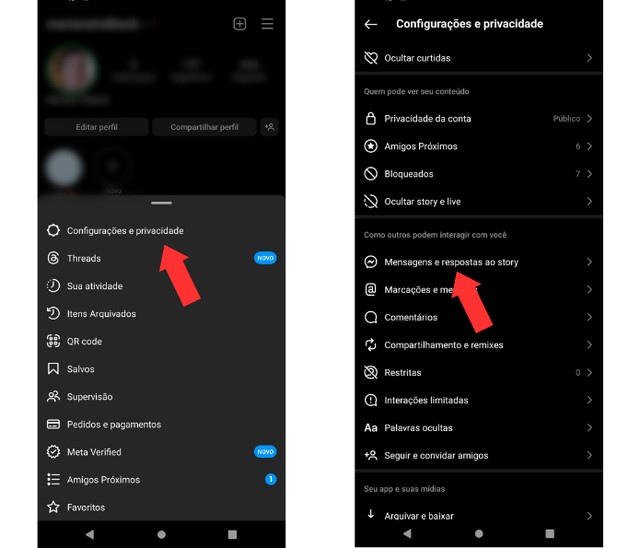 Como tirar o visto por último do Instagram