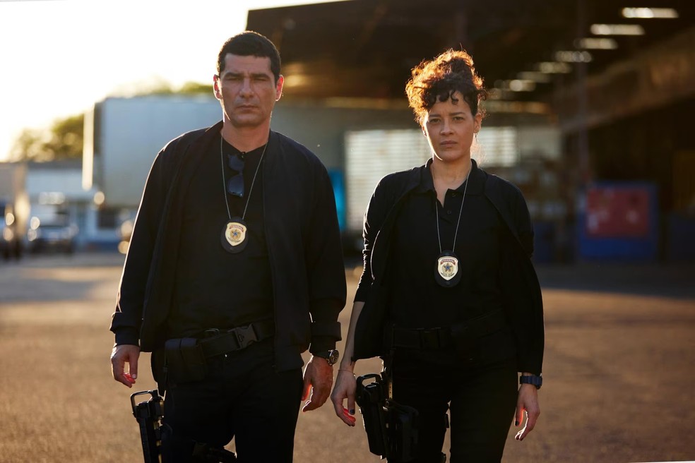 DNA do Crime é a série nacional da Netflix lançada em 2023, como Maeve Jinkings e Rômulo Braga — Foto: Divulgação/Netflix