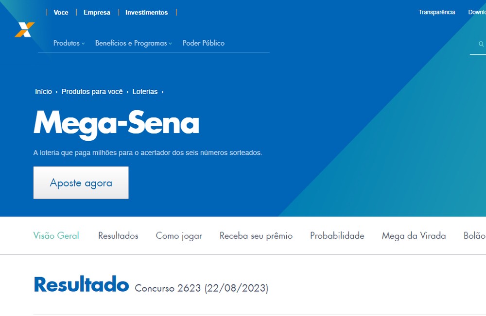 Resultado da Mega-Sena 2.624 é liberado em sorteio; saiba ver online