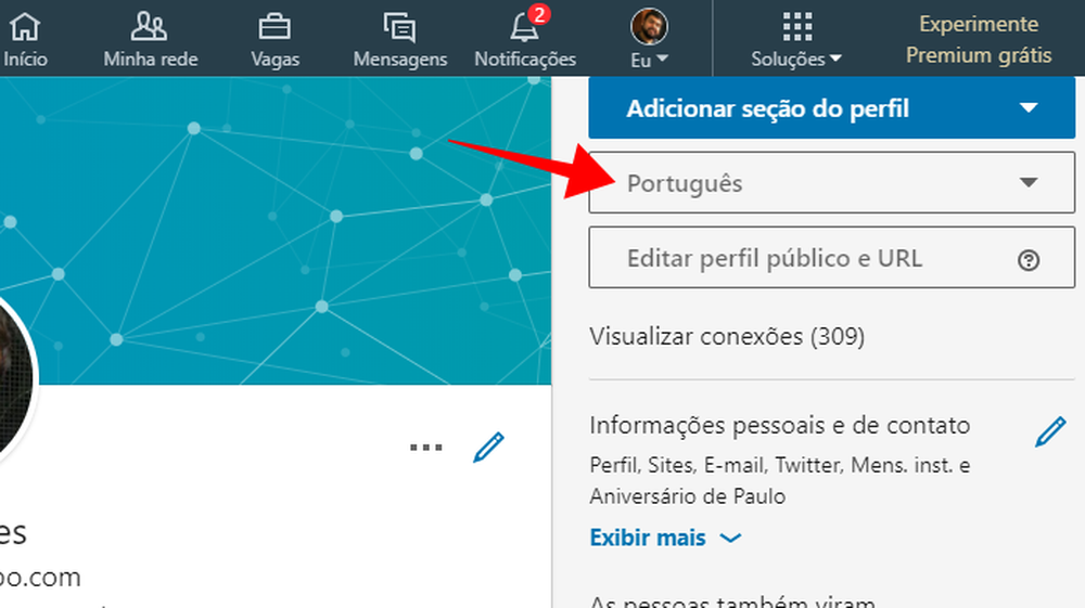 Como criar currículo em inglês e outros idiomas no LinkedIn