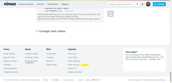 Vimeo permite transmitir vídeo ao vivo em várias redes ao mesmo tempo