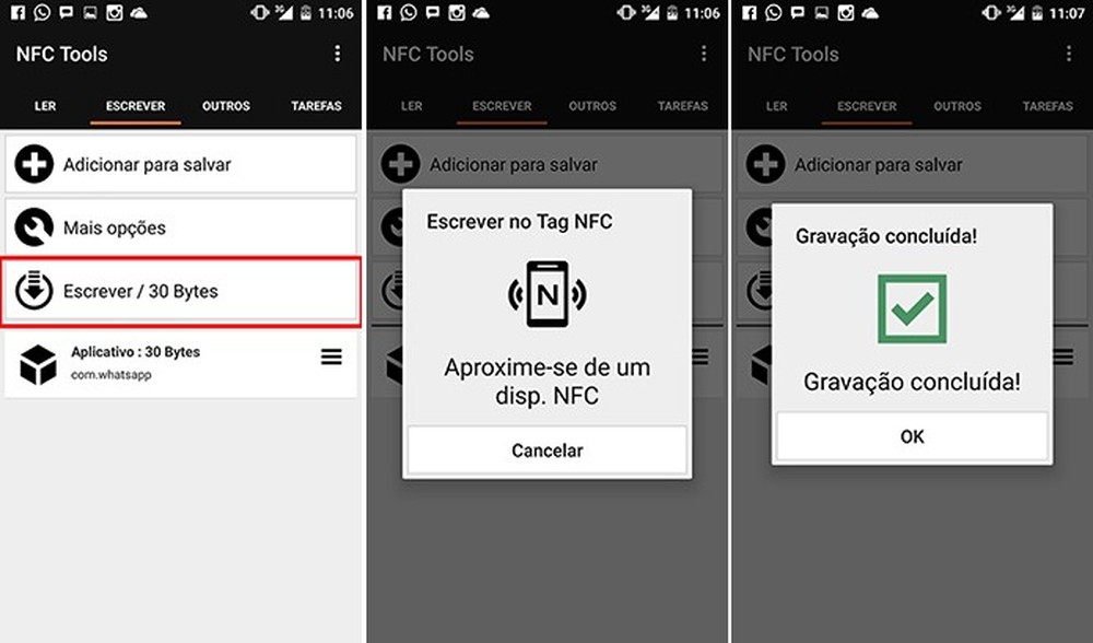 Como abrir um aplicativo automaticamente com NFC?
