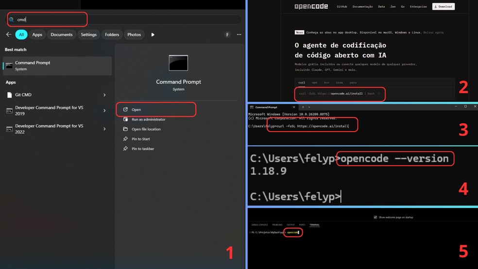 OpenCode no VS Code: aprenda a usar a IA para programar melhor