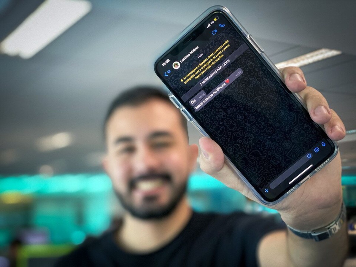 Como desativar o modo escuro do WhatsApp no iPhone (iOS)