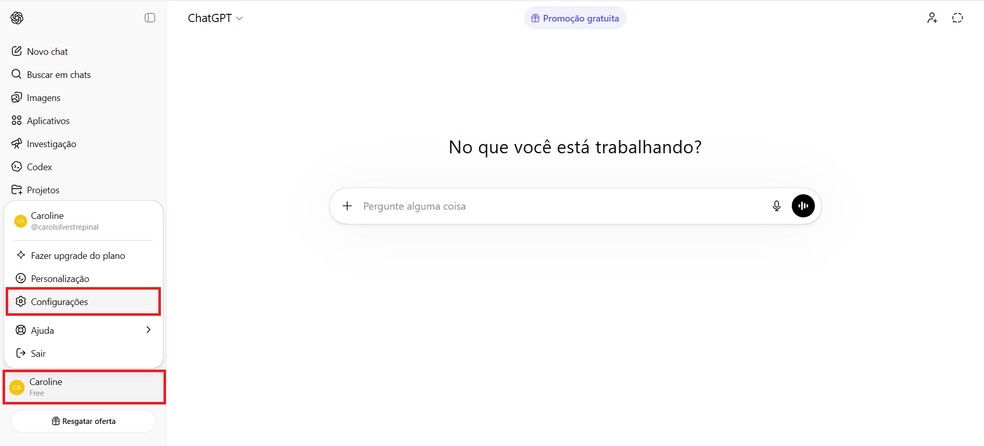  Reprodução/Caroline Silvestre