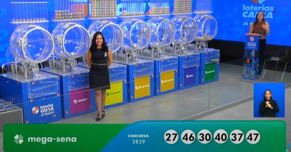 Resultado da Mega-Sena 2839 — Foto: Reprodução/YouTube RedeTV!
