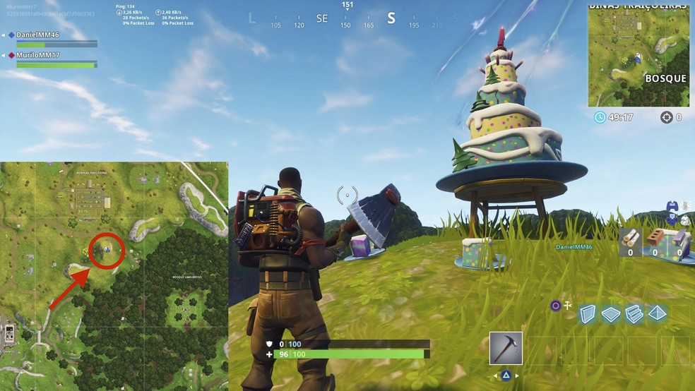 Fortnite: Confira a localização dos 10 bolos de aniversário no mapa