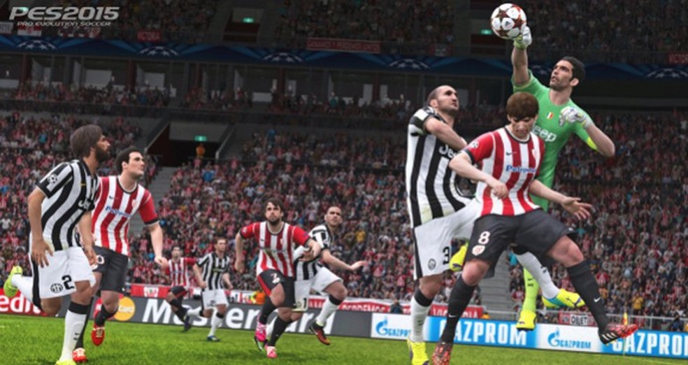 Juventus tenta tomar espaço nas novas imagens de PES 2015 (Foto: PlayStationer) (Foto: Juventus tenta tomar espaço nas novas imagens de PES 2015 (Foto: PlayStationer)) — Foto: TechTudo