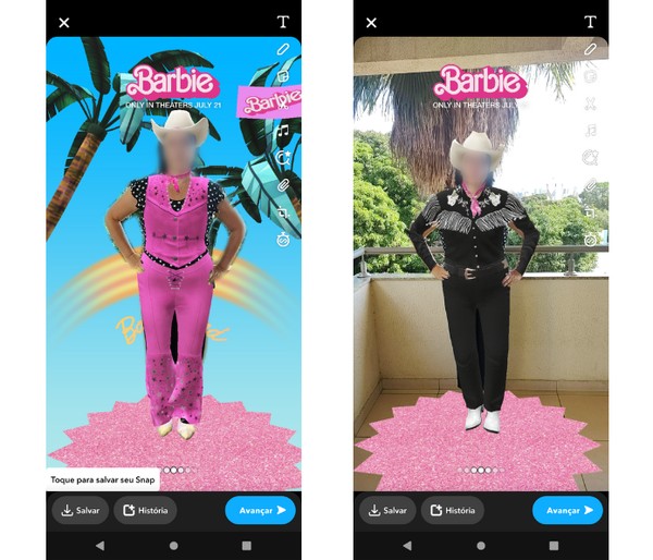 Snapchat usa realidade aumentada para criar guarda-roupa virtual