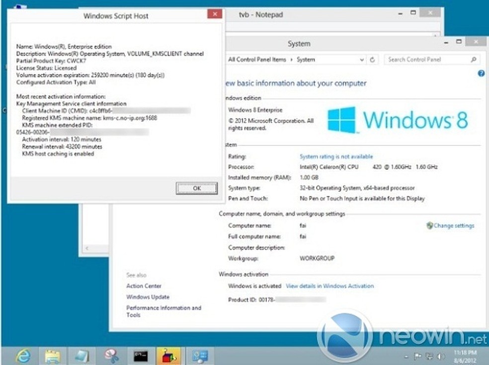 Grupo Consegue Ativar Windows 8 Que Vazou Via Torrent