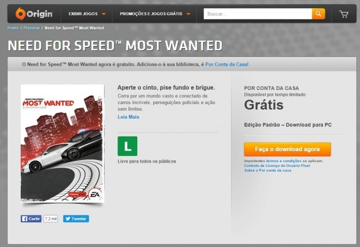 Télécharger Need for Speed Most Wanted (gratuit) - Windows, Mac, iOS,  Android