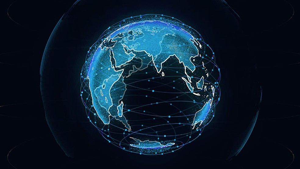 Satélites da Starlink trabalham em redes ao redor da Terra — Foto: Reprodução/Uswitch