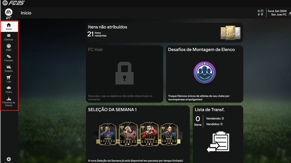 EA FC 25: como usar o Web App para editar seu Ultimate Team