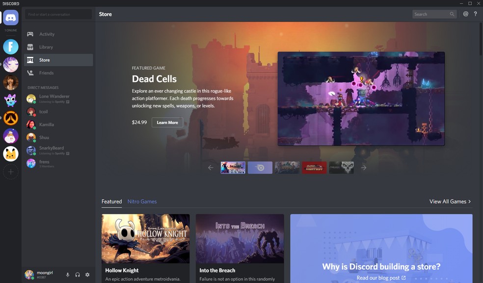 Discord passa a vender jogos e vira concorrente do Steam – Tecnoblog