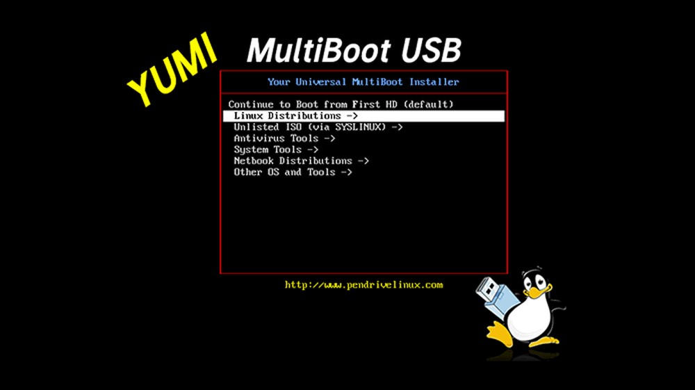Como usar o Yumi para criar um pen drive bootável