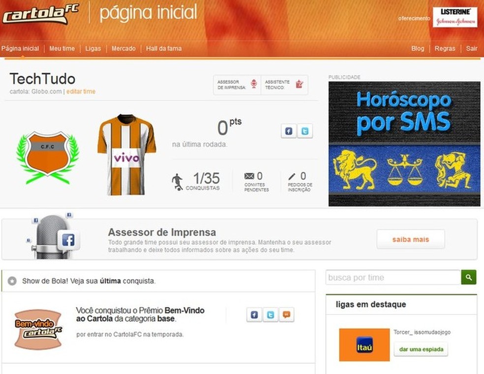 Como trabalhar com Cartola FC?