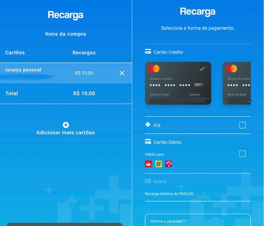 Como recarregar o RioCard pelo celular