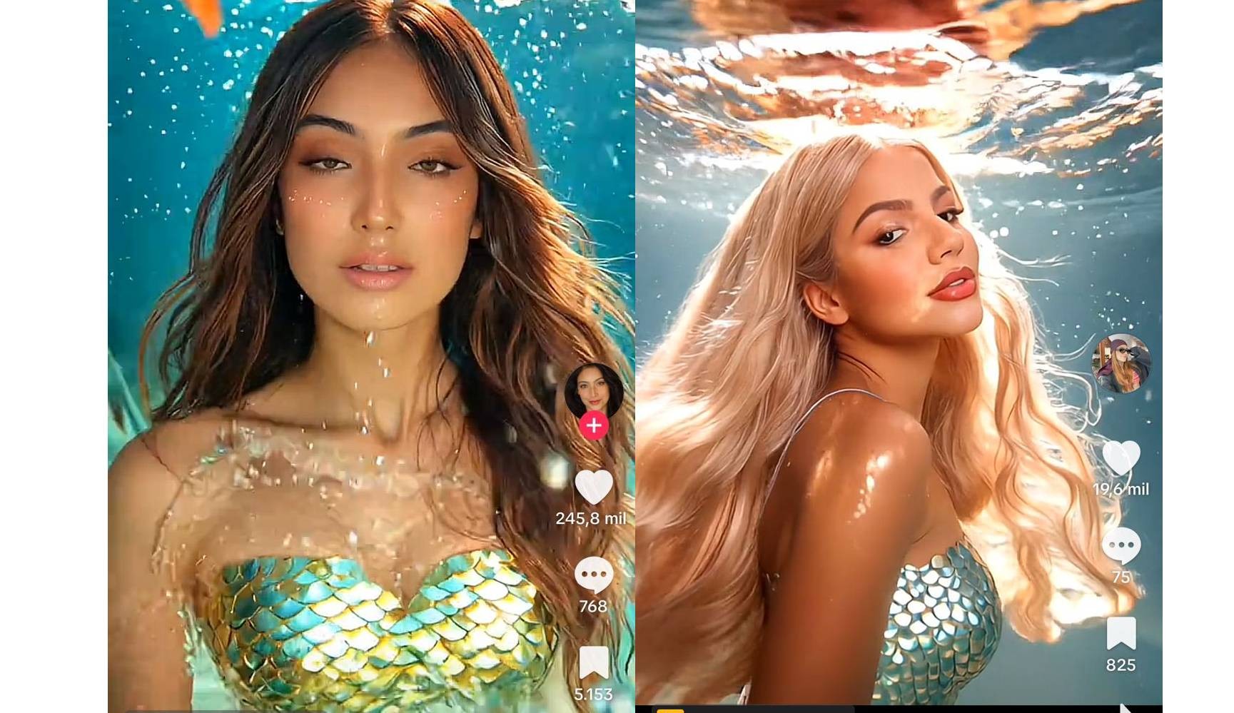 Trend da Sereia viraliza nas redes sociais; veja como fazer no TikTok