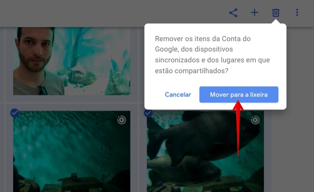 Como apagar todas as fotos do Google Fotos