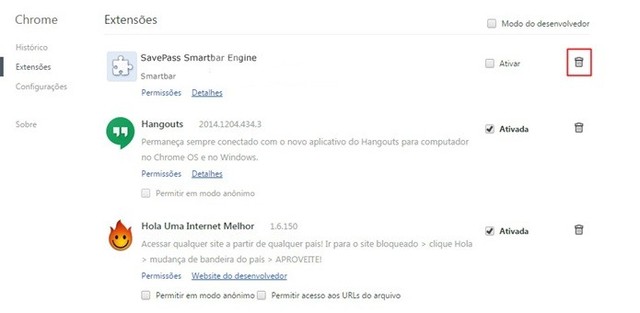 Como desinstalar o Muvic Smartbar do computador