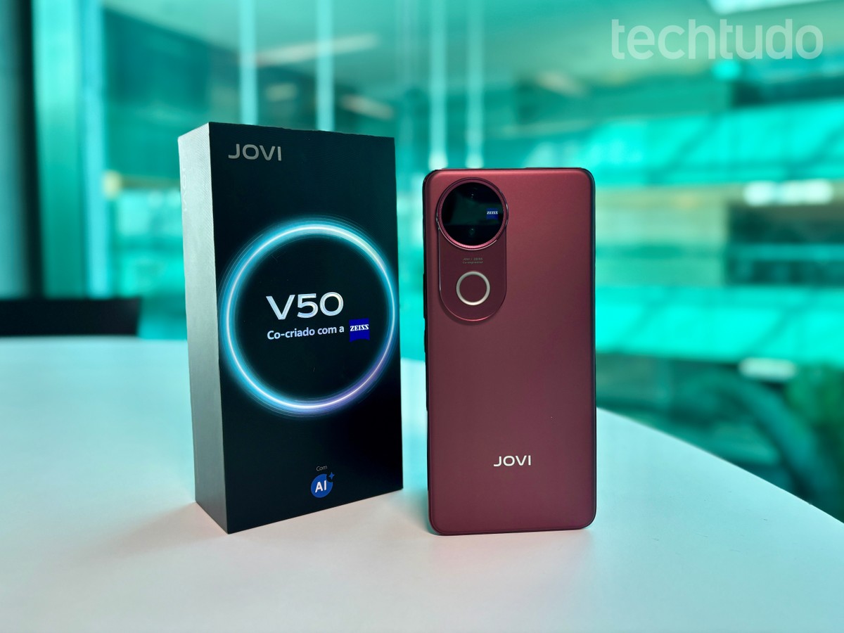 JOVI lança V50 no Brasil com câmeras ZEISS e superbateria; veja análise
