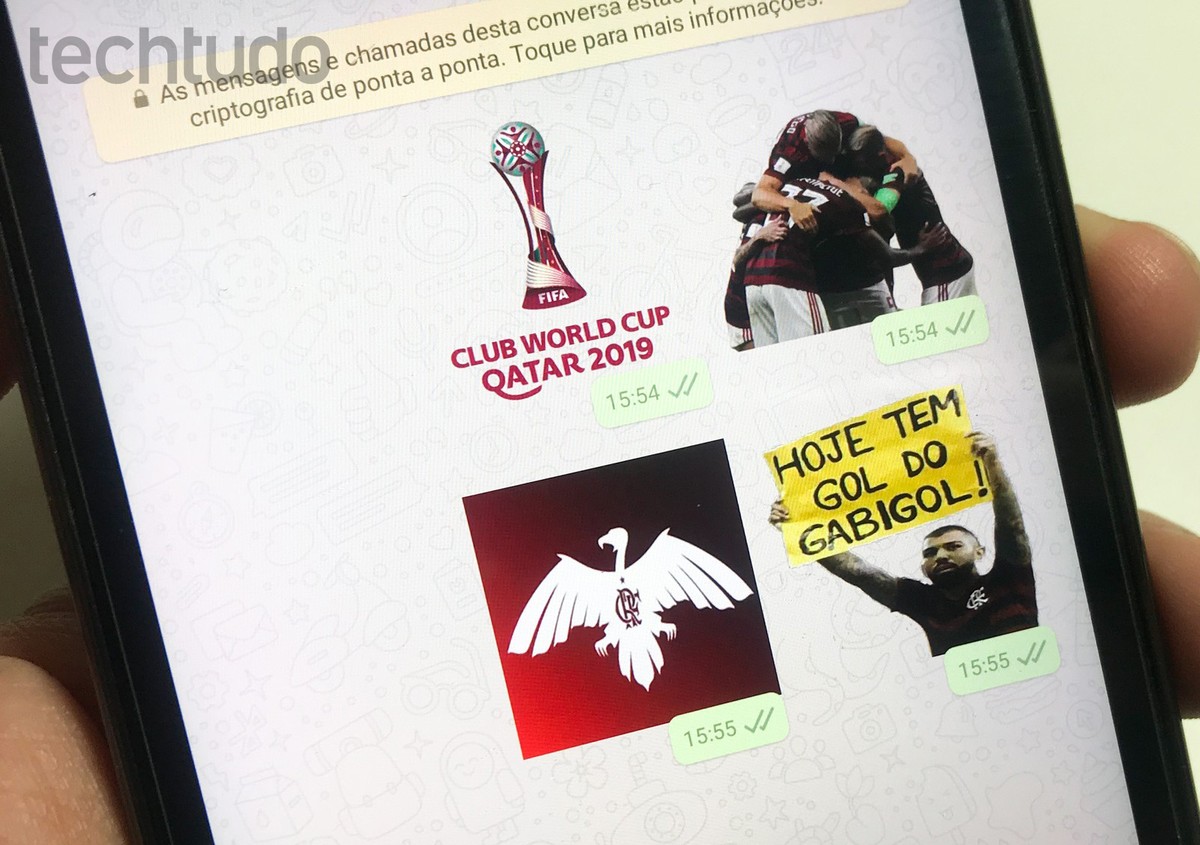 Figurinhas para Whatsapp: Arrascaeta e Flamengo classificado