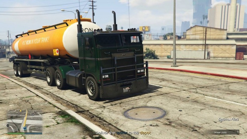 Código do caminhão tanker truck do GTA San Andreas 