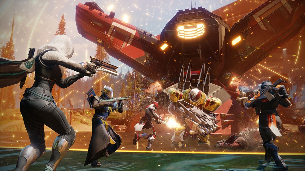 Destiny 2 traz um jogo de tiro divertido de jogar cooperativamente com amigos e é gratuito para Xbox — Foto: Reprodução/Steam