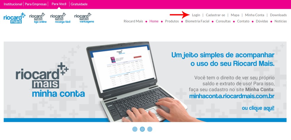 Como cancelar o RioCard pela Internet