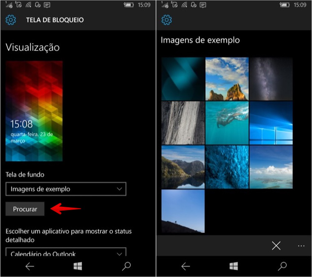 Como mudar a foto da tela de bloqueio do Windows 10 Mobile