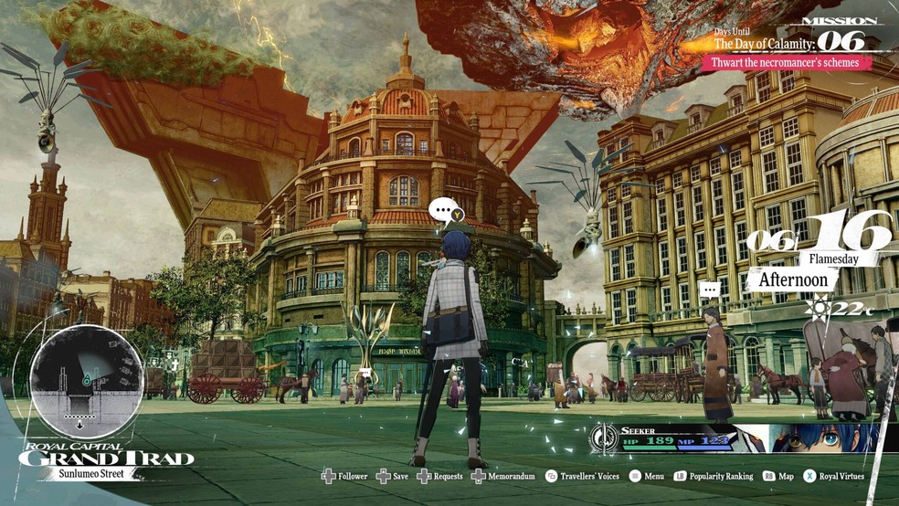 Por enquanto Metaphor: ReFantazio não chega a serviços pro assinatura, mas há rumores que ele será lançado no "Nintendo Switch 2" — Foto: Divulgação/Atlus