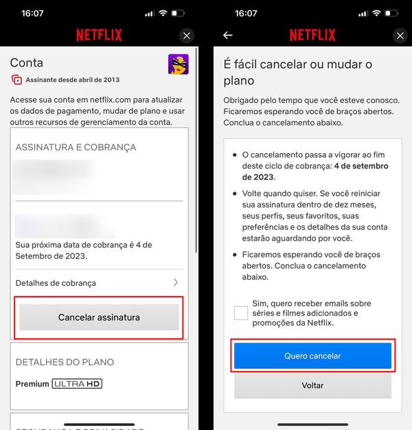 36 Cancelar Editar contato Netflix Sobrenome Telef Brasil