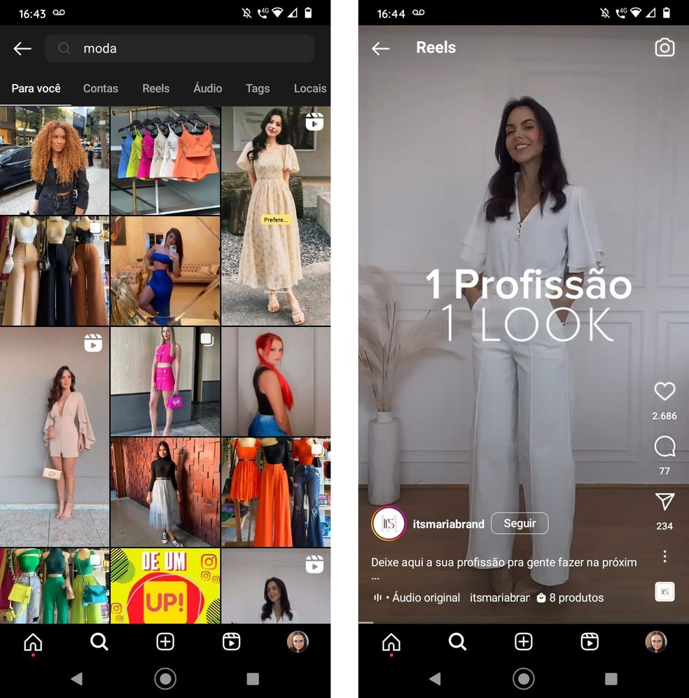 Use a sua': Saiba como postar fotos no Instagram em nova moda da